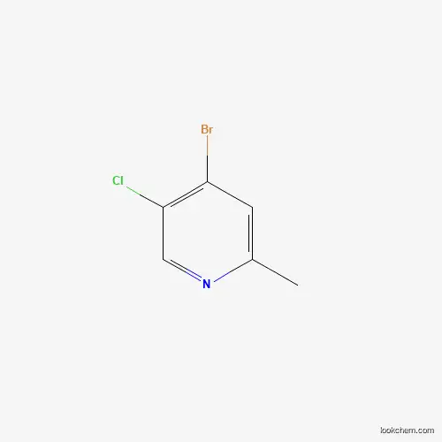 Molecular Structure of 1211529-34-8 (4-Bromo-5-chloro-2-methylpyridine)