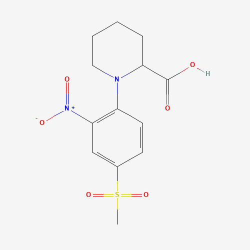 1-[4-(METHYLSULFONYL)-2-NITROPHENYL]PIPERIDINE-2-CARBOXYLIC ACID