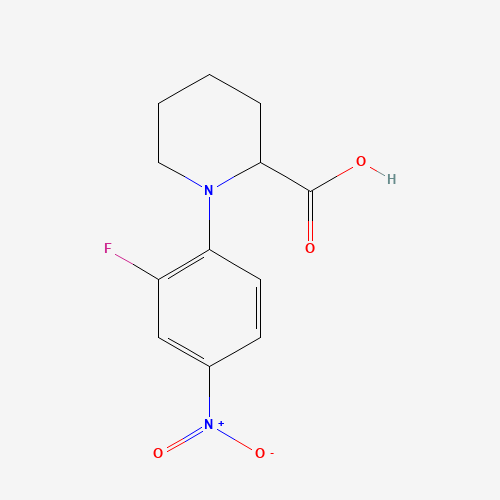 1-(2-FLUORO-4-NITROPHENYL)PIPERIDINE-2-CARBOXYLIC ACID
