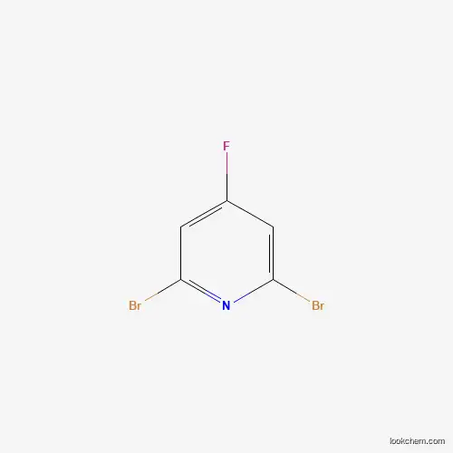 Molecular Structure of 1214344-15-6 (2,6-Dibromo-4-fluoropyridine)