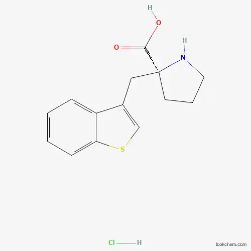 Molecular Structure of 1217606-87-5 ((S)-alpha-(3-benzothiophenylmethyl)-proline-HCl)