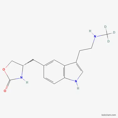 Zolmitriptan EP Impurity G-d3 (N-Desmethyl Zolmitriptan-d3)