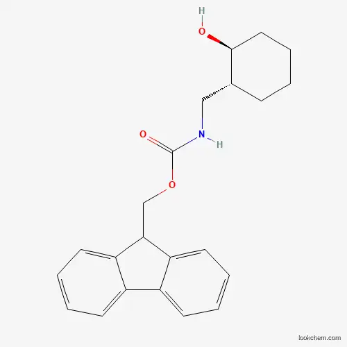 Molecular Structure of 1217682-23-9 ((9H-Fluoren-9-yl)methyl {[(1R,2S)-2-hydroxycyclohexyl]methyl}carbamate)