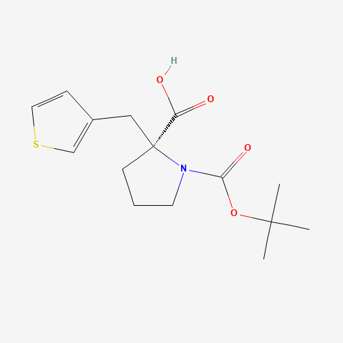 Boc-(S)-a-(3-thiophenylmethyl)proline