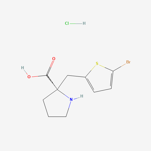(S)-a-(5-Bromo-2-thiophenylmethyl)prolineHCl