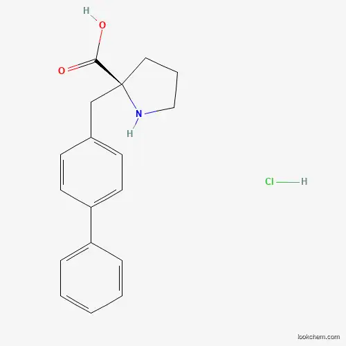 Molecular Structure of 1217722-65-0 ((S)-alpha-(4-biphenylmethyl)-proline-HCl)