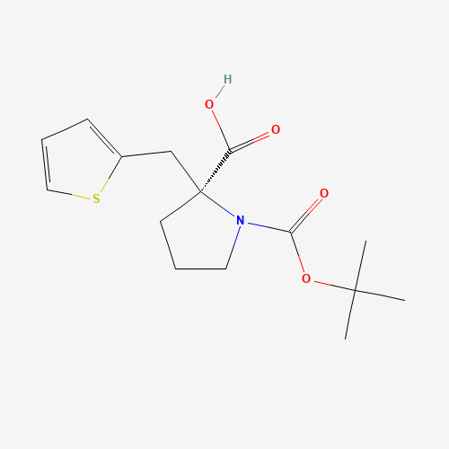 Boc-(S)-a-(2-thiophenylmethyl)proline