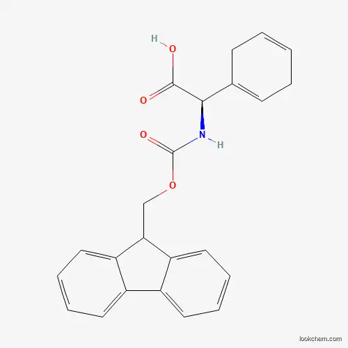 Molecular Structure of 1217852-98-6 (Fmoc-2,5-dihydro-d-phenylglycine)