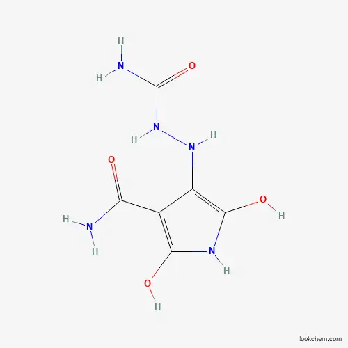 Molecular Structure of 1221153-95-2 (4-(2-Carbamoylhydrazinyl)-2,5-dihydroxy-1H-pyrrole-3-carboxamide)