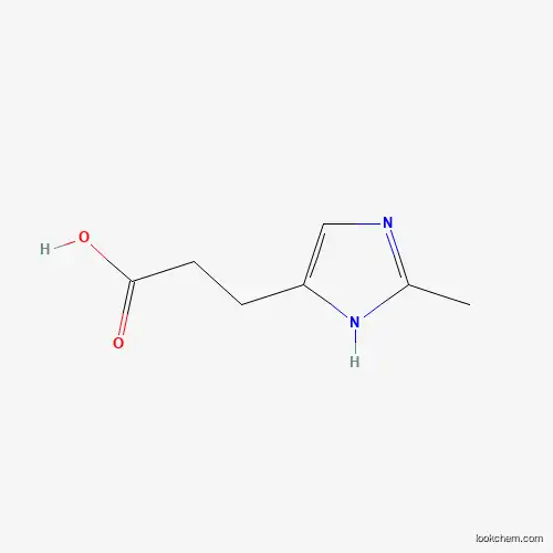Molecular Structure of 122528-90-9 (3-(2-Methyl-1h-imidazol-4-yl)propanoic acid)