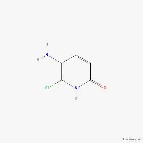 Molecular Structure of 1227581-42-1 (5-Amino-6-chloropyridin-2-ol)