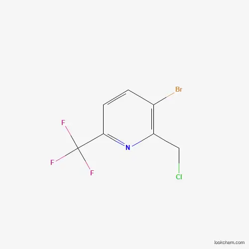 3-bromo-2-(chloromethyl)-6-(trifluoromethyl)pyridine