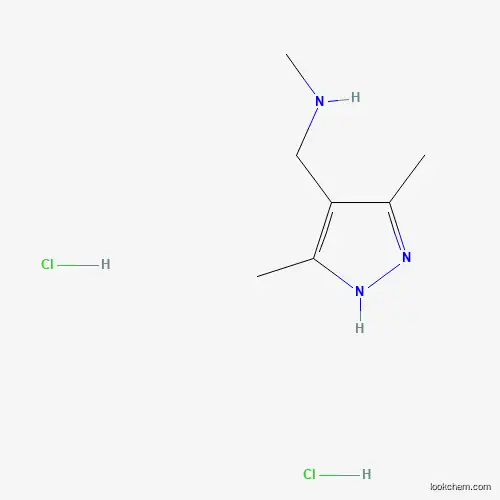 Molecular Structure of 1240289-23-9 ([(3,5-Dimethyl-1h-pyrazol-4-yl)methyl]methylamine dihydrochloride)