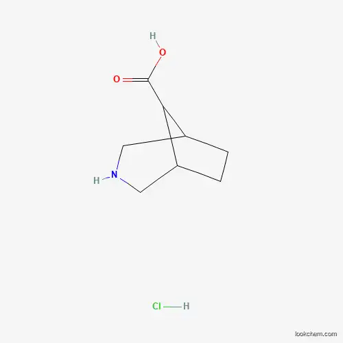 3-azabicyclo[3.2.1]octane-8-carboxylic acid, hydrochloride (1:1)