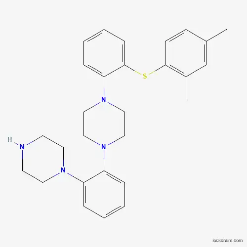 Piperazine, 1-[2-[(2,4-dimethylphenyl)thio]phenyl]-4-[2-(1-piperazinyl)phenyl]-