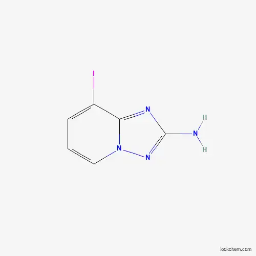 Molecular Structure of 1245648-97-8 (8-Iodo-[1,2,4]triazolo[1,5-a]pyridin-2-amine)