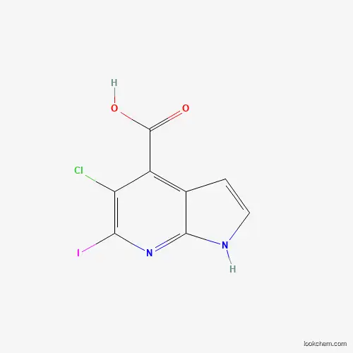 Best price/ 5-Chloro-6-iodo-1h-pyrrolo[2,3-b]pyridine-4-carboxylic acid  CAS NO.1246088-58-3