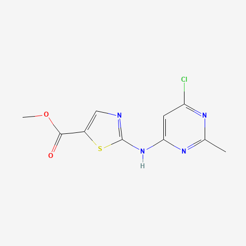2-[(6-Chloro-2-Methyl-4-pyriMidinyl)aMino]-5-thiazolecarboxylic Acid Methyl Ester(1251716-80-9)