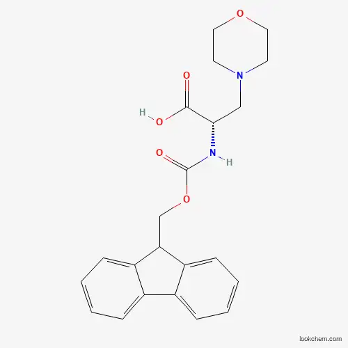 Molecular Structure of 1251903-85-1 (Fmoc-3-(1-Morpholinyl)-L-Ala-OH)