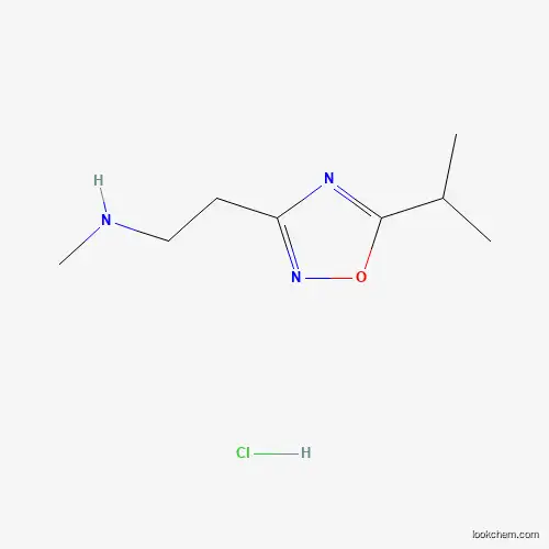 2-(5-Isopropyl-1,2,4-oxadiazol-3-yl)-N-methylethanamine hydrochloride