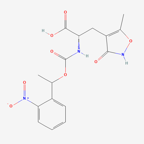 (N)-1-(2-Nitrophenyl)ethylcarboxy-(S)-α-1-(2-nitrophenyl)ethylcarboxyamino-3-hydroxy-5-methyl-4-isoxazolepropionicacid(1257323-84-4)