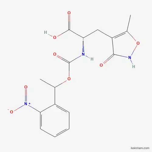 (N)-1-(2-Nitrophenyl)ethylcarboxy-(S)-α-1-(2-nitrophenyl)ethylcarboxyamino-3-hydroxy-5-methyl-4-isoxazolepropionicacid