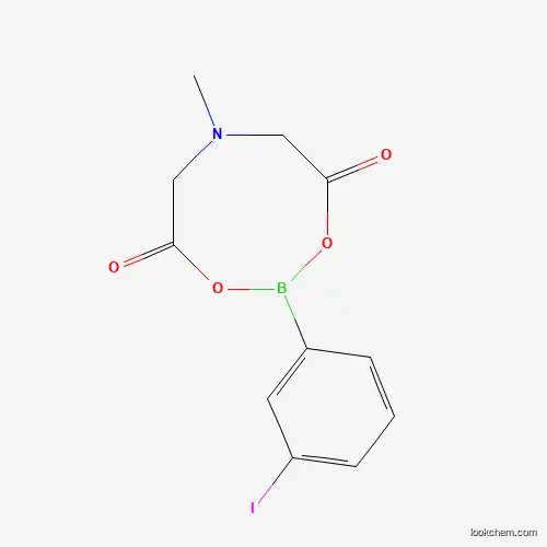 Molecular Structure of 1257649-55-0 (2-(3-Iodophenyl)-6-methyl-1,3,6,2-dioxazaborocane-4,8-dione)