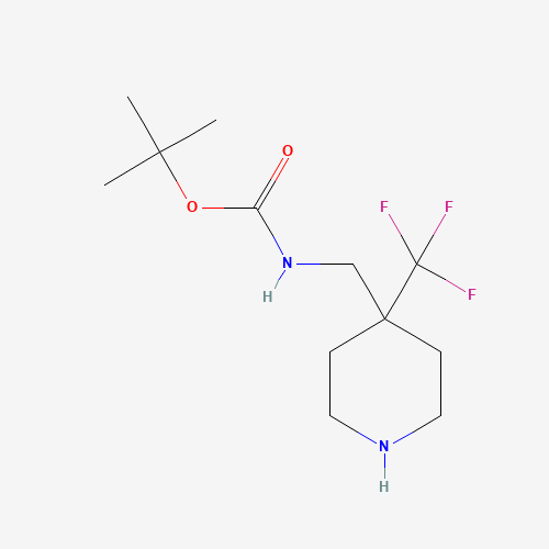 4-Trifluoromethyl-4-Boc-aminomethylpiperidine