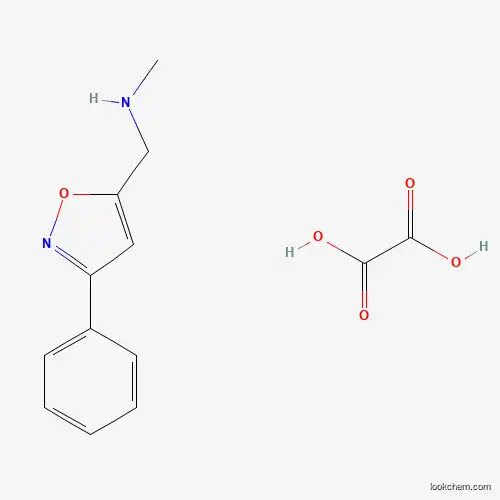 Molecular Structure of 1260897-42-4 (N-methyl-1-(3-phenyl-5-isoxazolyl)methanamine oxalate)