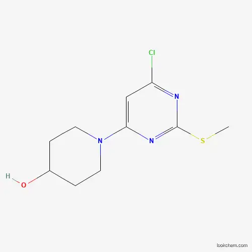 1-(6-chloro-2-(methylthio)pyrimidin-4-yl)piperidin-4-ol