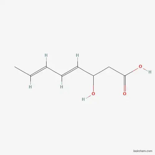 Molecular Structure of 1263035-70-6 (trans,trans-3-Hydroxyocta-4,6-dienoic acid)