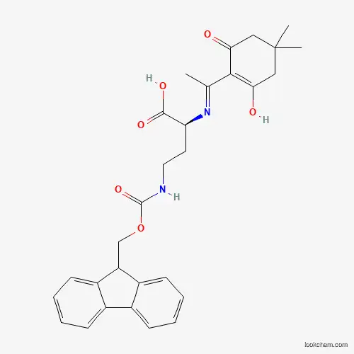 (2S)-2-[[1-(4,4-Dimethyl-2,6-dioxocyclohexylidene)ethyl]amino]-4-[[(9H-fluoren-9-ylmethoxy)carbonyl]amino]butanoic acid