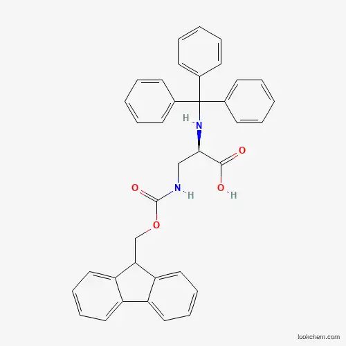 3-[[(9H-Fluoren-9-ylmethoxy)carbonyl]amino]-N-(triphenylmethyl)-D-alanine