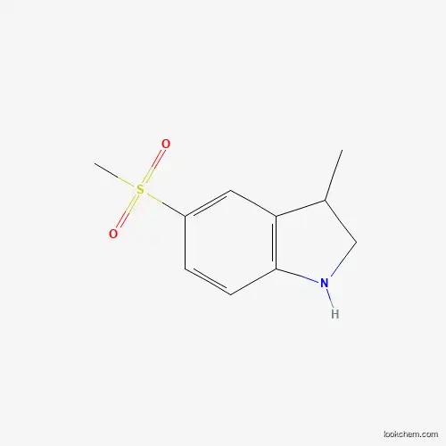 Molecular Structure of 1263281-98-6 (5-Methanesulfonyl-3-methyl-2,3-dihydro-1H-indole)