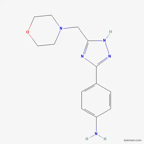 4-(5-Morpholin-4-ylmethyl-4h-[1,2,4]triazol-3-yl)phenylamine