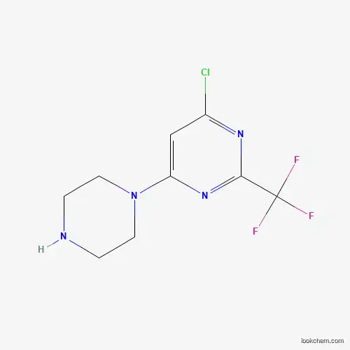 4-Chloro-6-(piperazin-1-yl)-2-(trifluoromethyl)pyrimidine