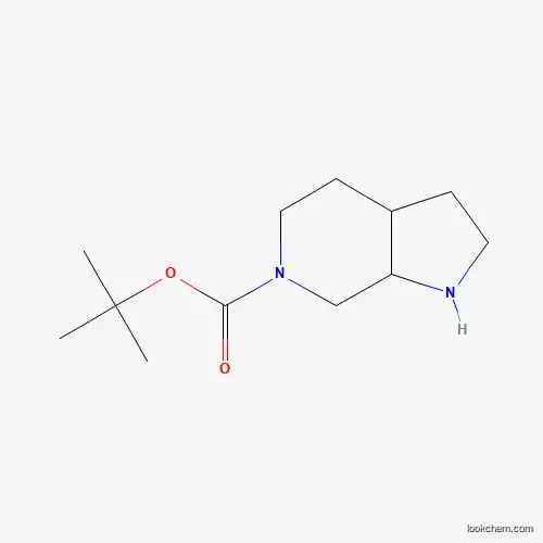 Molecular Structure of 1286755-20-1 (tert-Butyl hexahydro-1H-pyrrolo[2,3-c]pyridine-6(2H)-carboxylate)