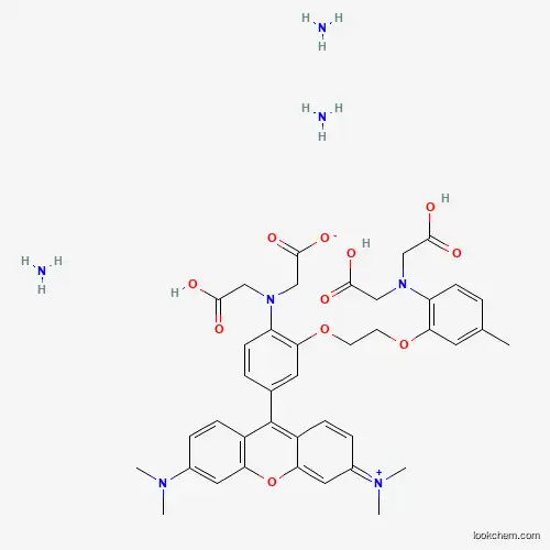 Molecular Structure of 129787-65-1 (Rhod 2 triammonium)