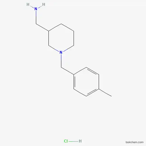 Molecular Structure of 1303967-55-6 ((1-(4-Methylbenzyl)piperidin-3-yl)methanamine hydrochloride)