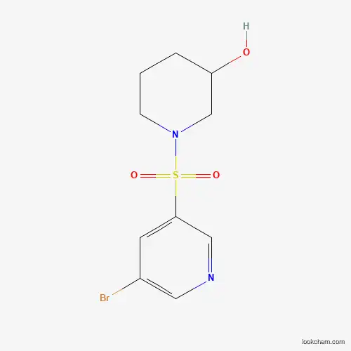 Molecular Structure of 1304451-59-9 (1-(5-Bromopyridin-3-ylsulfonyl)piperidin-3-ol)