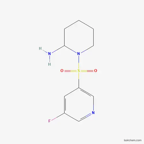 Molecular Structure of 1306432-47-2 (1-(5-Fluoropyridin-3-ylsulfonyl)piperidin-2-amine)