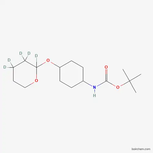 cis-[2-(4-tert-Butyloxycarbonylamino)cyclohexyloxy]tetrahydro-2H-pyran-[d5]