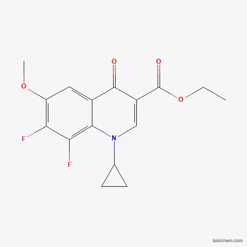 ethyl 1-cyclopropyl-7,8-difluoro-6-methoxy-4-oxo-1,4-dihydroquinoline-3-carboxylate