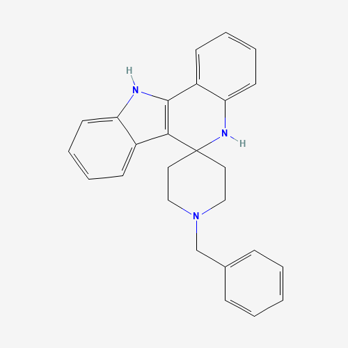 5,11-Dihydro-1'-(phenylmethyl)-spiro[6H-indolo[3,2-c]quinoline-6,4'-piperidine]
