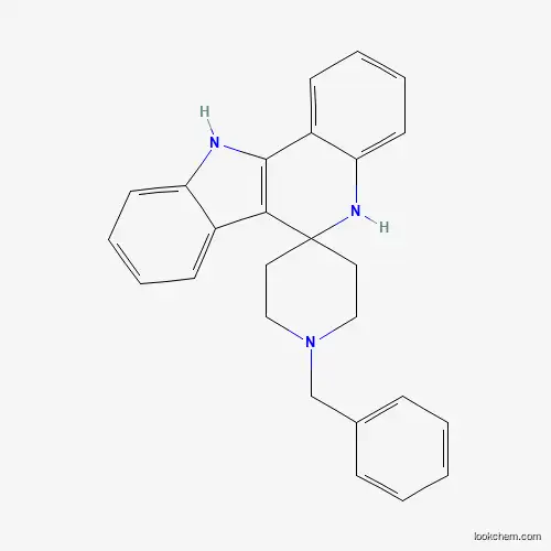 5,11-Dihydro-1'-(phenylmethyl)-spiro[6H-indolo[3,2-c]quinoline-6,4'-piperidine]