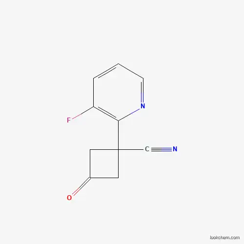 1-(3-fluoropyridin-2-yl)-3-oxocyclobutane-1-carbonitrile