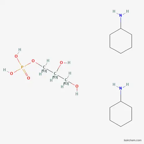 α-Glycerophosphoric Acid-[13C3] Bis-cyclohexylammonium Salt