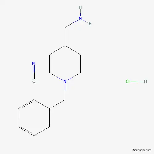 2-((4-(Aminomethyl)piperidin-1-yl)methyl)benzonitrile hydrochloride