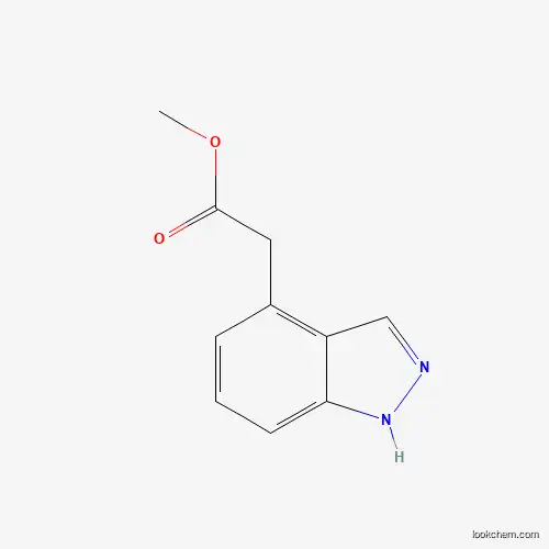 Molecular Structure of 1357945-60-8 (methyl 2-(1H-indazol-4-yl)acetate)