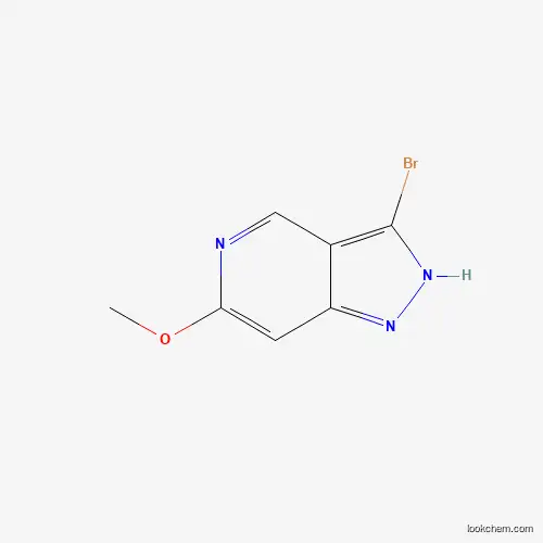 Molecular Structure of 1357945-67-5 (3-Bromo-6-methoxy-1H-pyrazolo[4,3-c]pyridine)